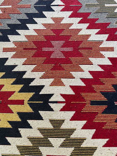 istock Handmade woven smooth carpet - kilim 2224320464