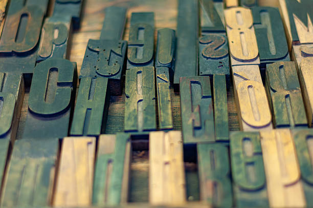 istock Vintage Typography: Old Wooden Block Letters 2224330586