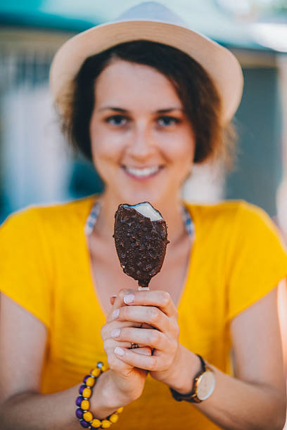 istock Enjoying ice cream at a summer campsite 2224330858