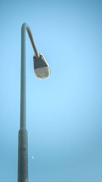 istock street lamp on blue background 2224331858