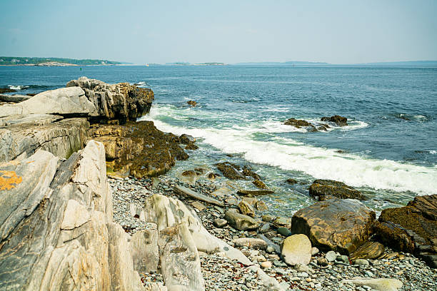 Coastline in Peaks Island, Maine