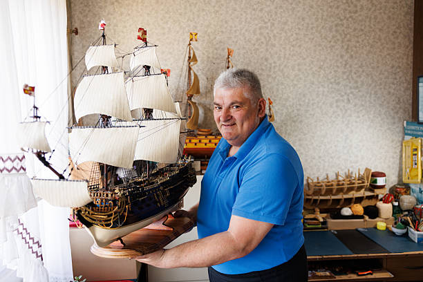 istock Hobby Leisure - Building Wooden Ship 2224341285