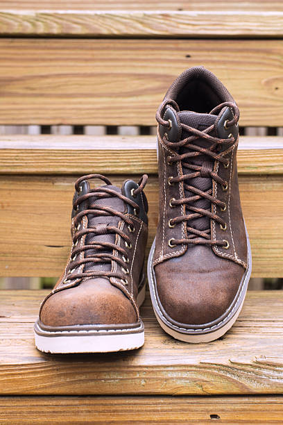 istock sturdy shoes on stairs 2224346347