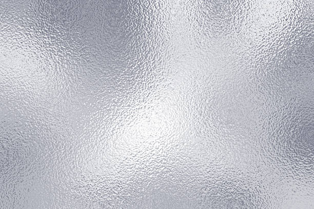 istock Soft blue gray foil glass texture background. Abstract gradient bright light reflection and shiny rough texture surface 2224348772