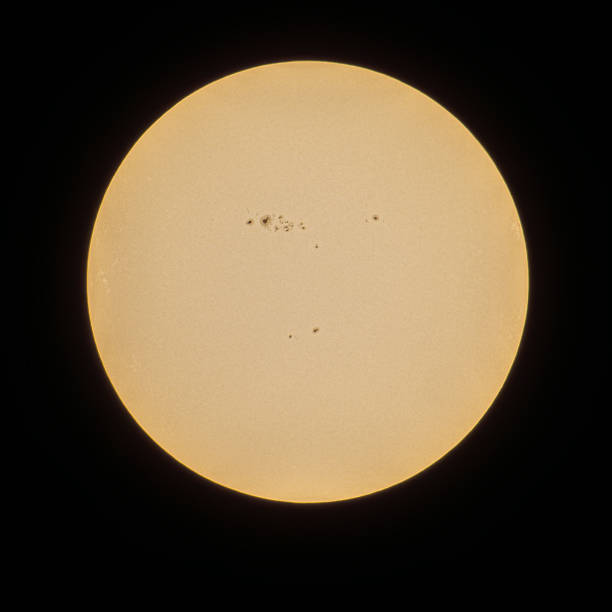 istock Close-up image of the sun showing sun spots 2224384993