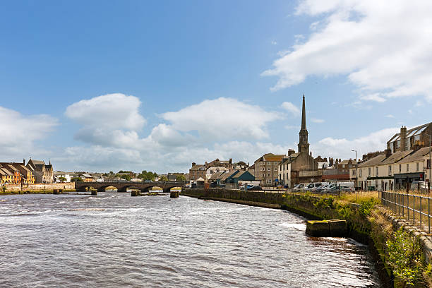 istock Ayr Townscape with Town House Steeple and River Ayr 2224387941
