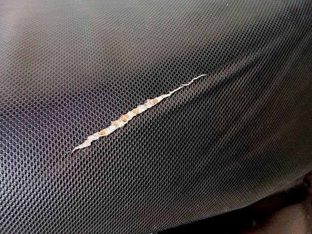istock Motorcycle seat that is starting to crack 2224395436