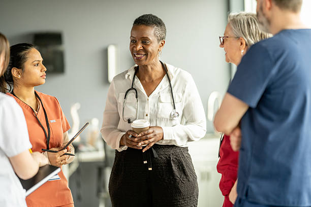 istock Medical Team Having a Discussion in a Hospital Setting 2224400886