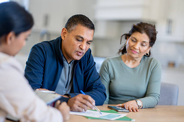 istock Reviewing Life Insurance 2224401376