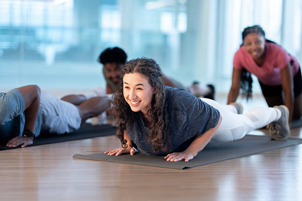 istock Adult Fitness Class 2224401648