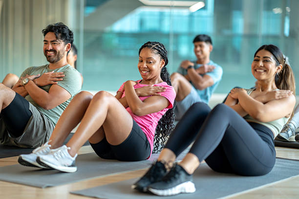istock Adult Fitness Class 2224401666