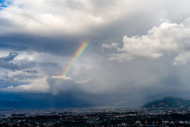 istock Landscape view of rainbow 2224408738