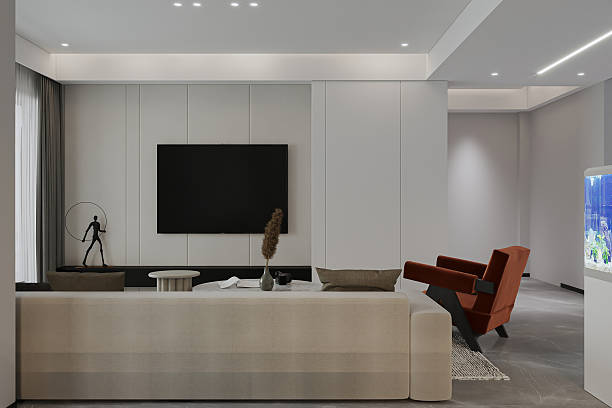 istock Elegant Home Design Comfortable Seating, Layered Rug, and Minimalist Decor 2224417914