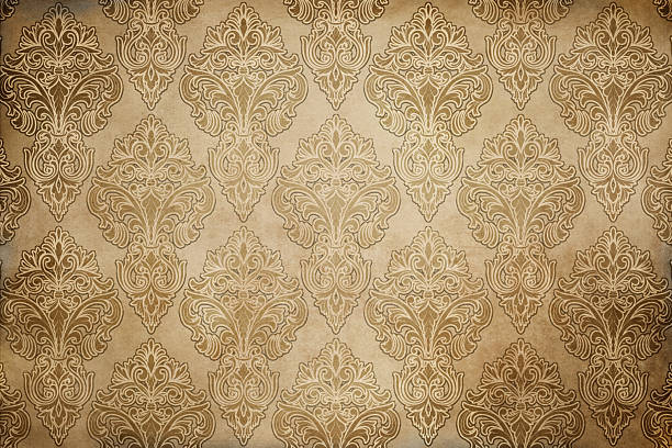 istock Bad condition grunge paper with old-fashioned ornament. 2224420401