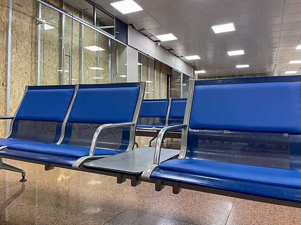istock Modern Blue Airport Seating Design 2224421729