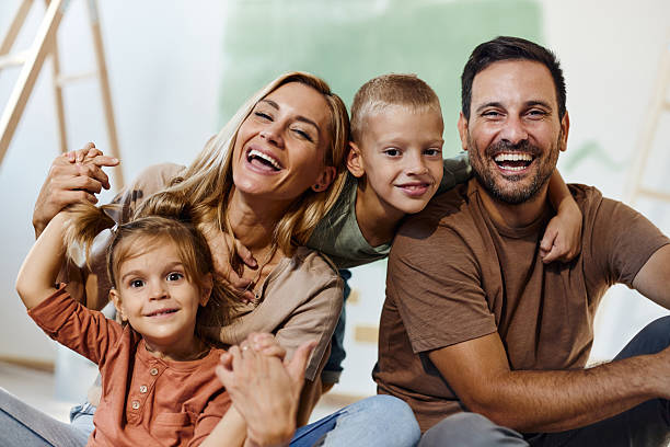 istock Happy family during home renovation process. 2224423157