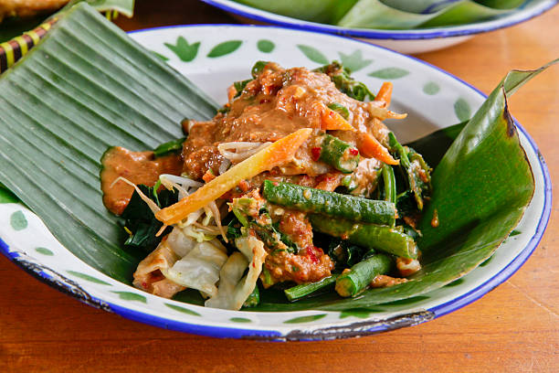 istock Indonesian vegetable salad with peanut sauce or pecel 2224426424