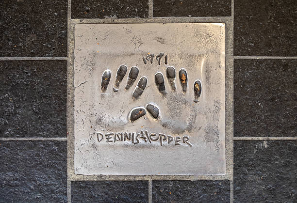 Los Angeles, USA Mar 5, 2019: closeup of Star on the Hollywood Walk of Fame for michael jackson.