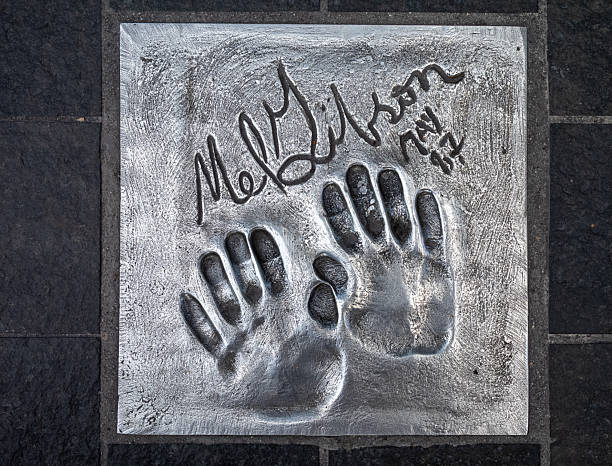 The Hollywood Walk of Fame celebirty star at Hollywood boulevard, Hollywood. Los Angeles, CA, United States