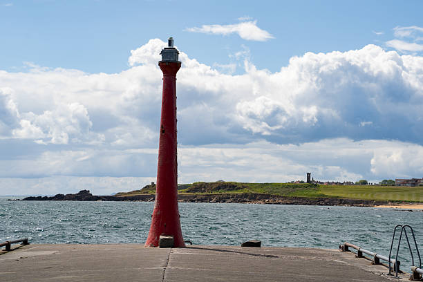 istock A nautical beacon on the breakwater in Anstruther 2224443219