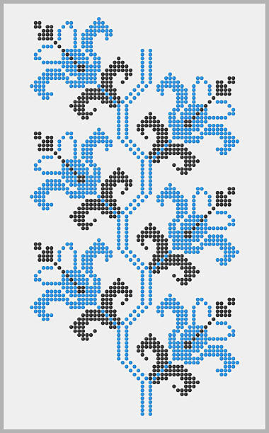 istock Ethnic floral ornament, beaded style from Ukraine 2224445298