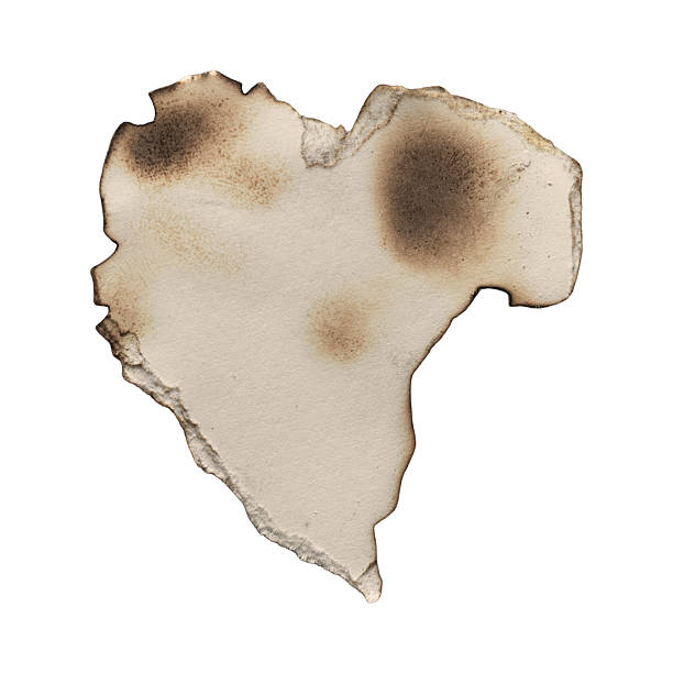 istock Brown And Beige Burnt Textured Paper Piece 2224447473