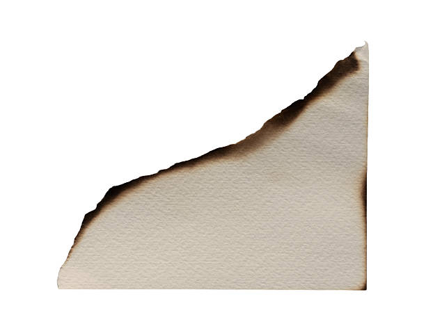 istock Brown And Beige Burnt Textured Paper Piece 2224447487