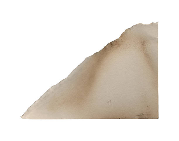 istock Brown And Beige Burnt Textured Paper Piece 2224447488