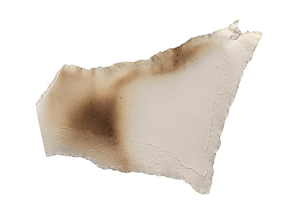 istock Brown And Beige Burnt Textured Paper Piece 2224447518