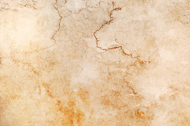 Close-up of stained wrapping paper, texture background