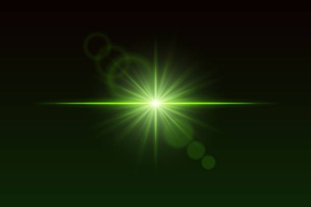 istock Soft light burst with glow beams and subtle flare rings. Central shine effect for magical visual scenes or transitions. 2224456924