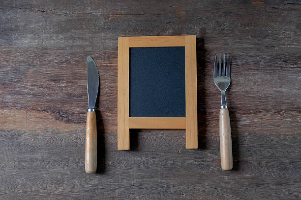 istock mini blackboard or menu board on the wooden . 2224485457