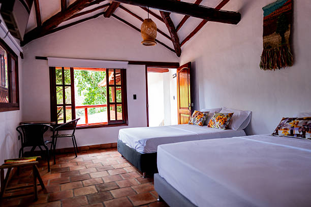 istock Cozy bedroom in a charming bed and breakfast 2224491485