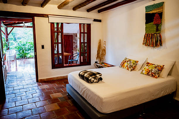 istock Cozy bedroom in a charming bed and breakfast 2224495446