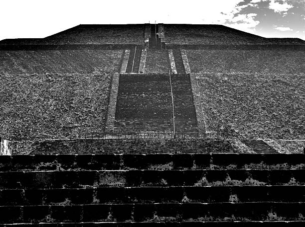 Teotihuacan view of ruins