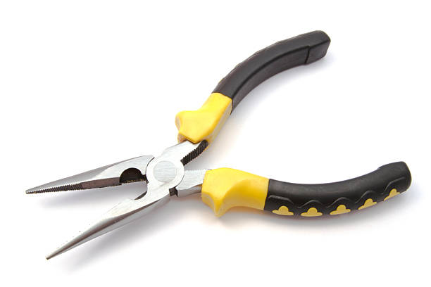 istock Long nose pliers, isolated on a clean white background, ready for various tasks. 2224503870