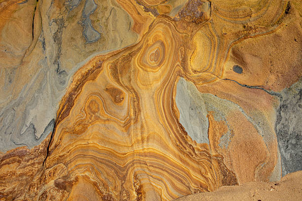 istock Colorful Layered Sandstone Texture Close-Up 2224509925