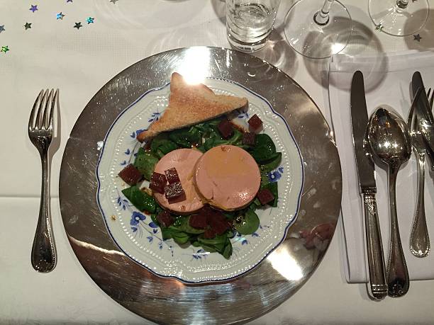 istock Duck pate with salad on Christmas day 2224510165