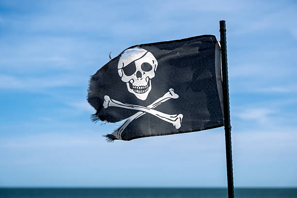 ship with skull an crossbones