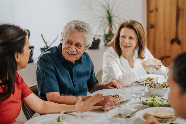 istock Family having lunch at home 2224516885