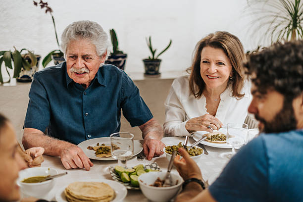 istock Family having lunch at home 2224516902