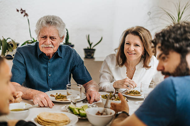 istock Family having lunch at home 2224516907
