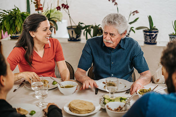 istock Family having lunch at home 2224517017