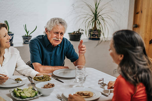 istock Family having lunch at home 2224517205