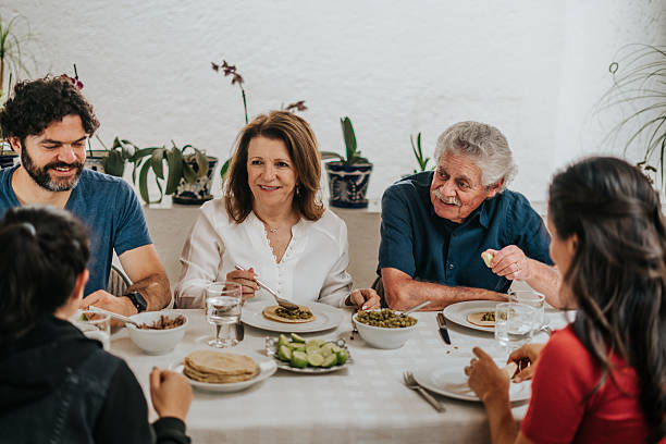 istock Family having lunch at home 2224517262