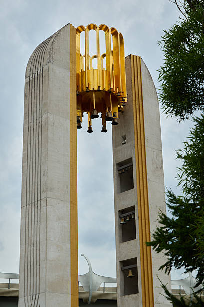 istock A Modern Architectural Structure that features stunning Golden Accents and unique designs 2224520190