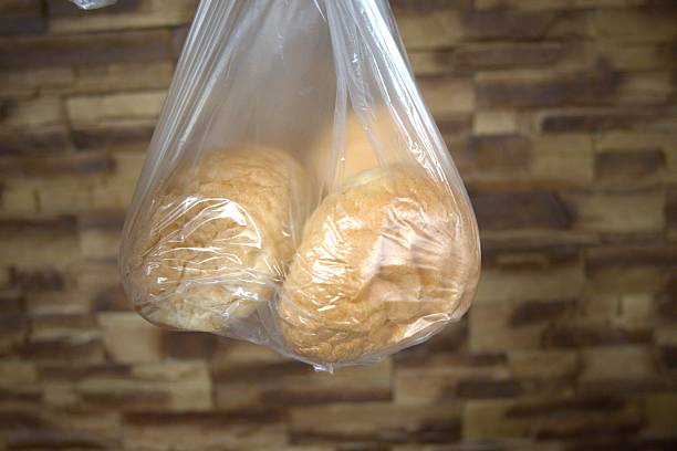 istock Buns in transparent plastic bag close up. 2224527290