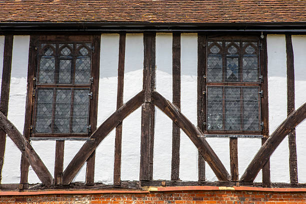 Detail of the historic Prittlewell Priory, located in Priory Park in the Prittlewell area of Southend-on-Sea in Essex, UK.