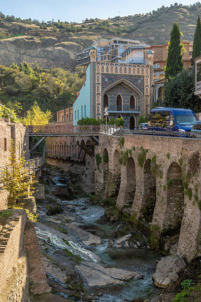 istock Orbeliani Baths Sulphur Springs and Bridge in Tbilisi's Historic District 2224527648