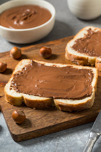 istock Homemade Sweet Chocolate Hazelnut Toast 2224539563